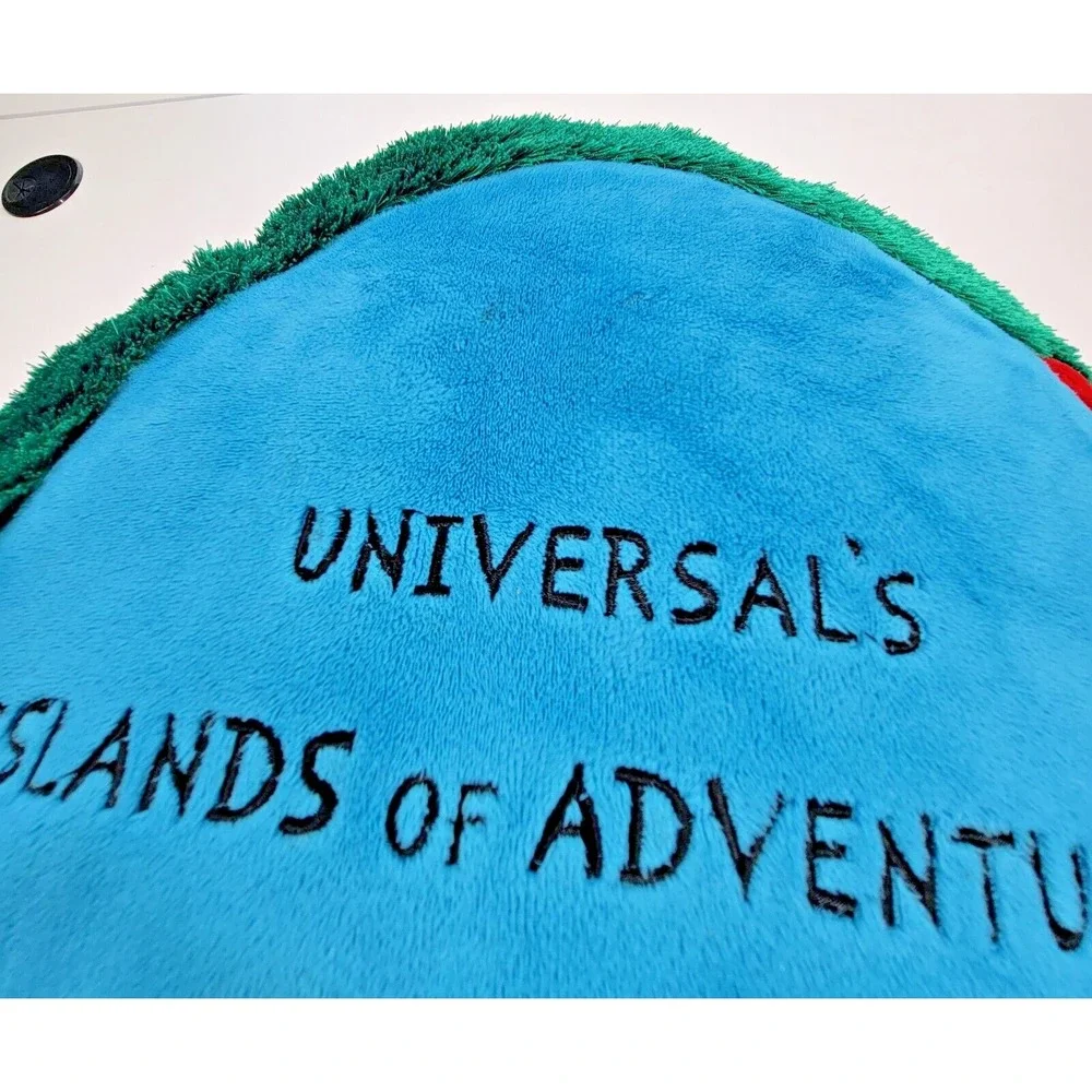 Universal Studios Island Of Adventure Grinch Christmas‎ Wreath Pillow Dr Seuss